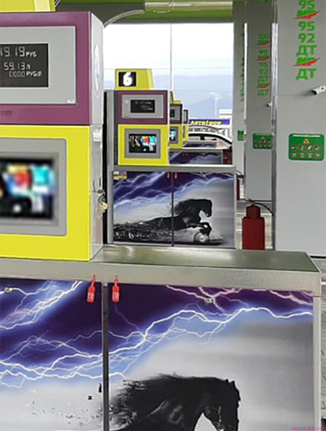 MEDIA на сети АЗС TES, Крым 